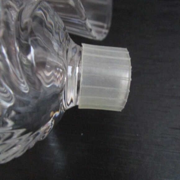 Pair Home Interiors Renaissance Clear Glass Candle Holders - Picture 5 of 7